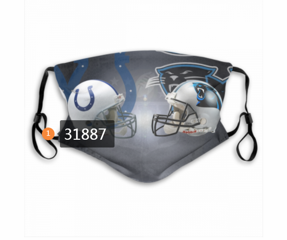 NFL Indianapolis Colts  652020 Dust mask with filter->nfl dust mask->Sports Accessory